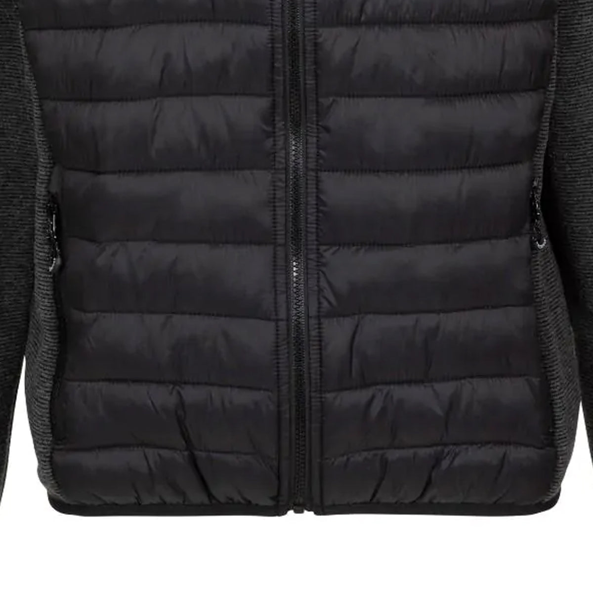 Black - Side - Trespass Mens Jynxted Fleece Jacket