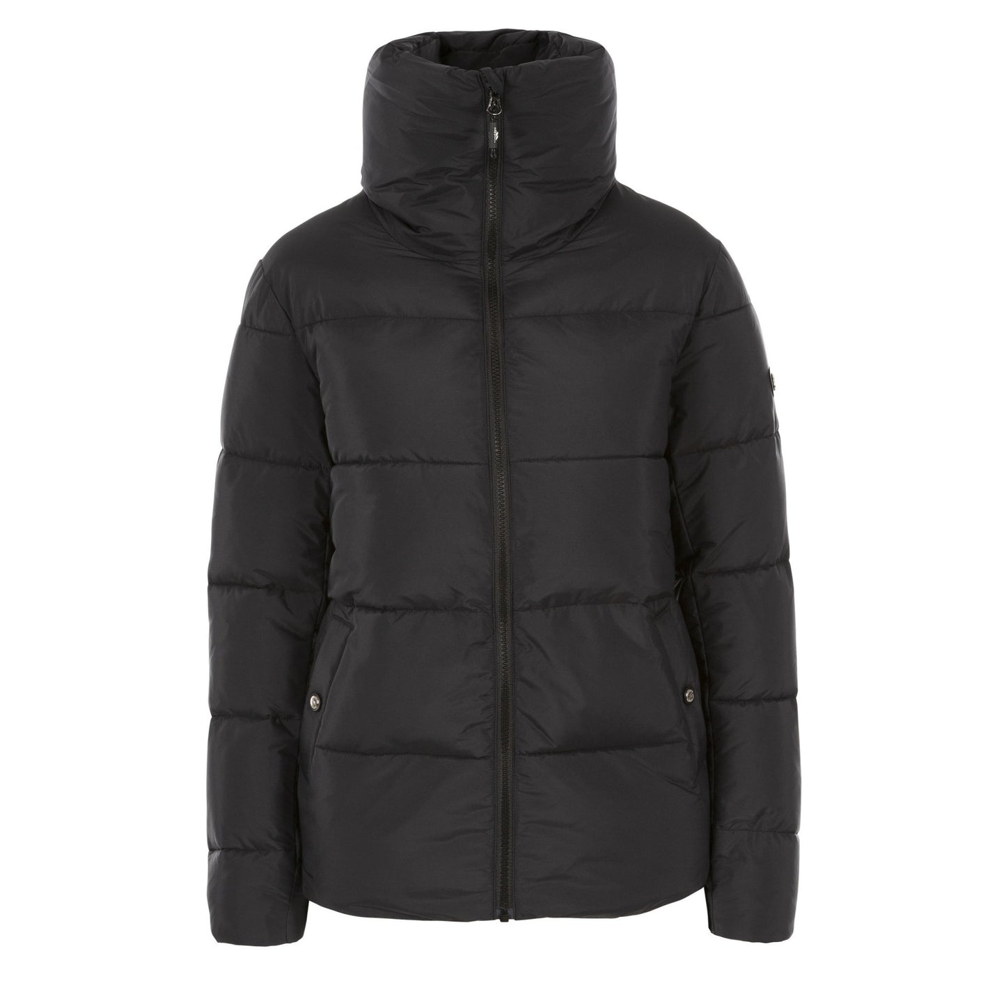 Black - Front - Trespass Womens-Ladies Paloma Padded Jacket