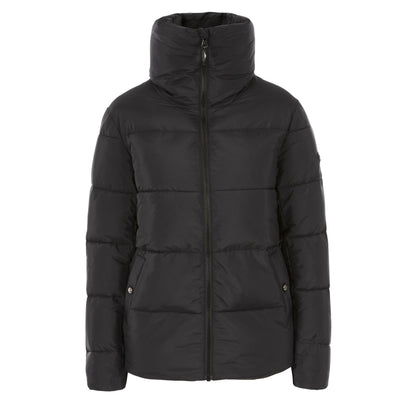 Black - Front - Trespass Womens-Ladies Paloma Padded Jacket