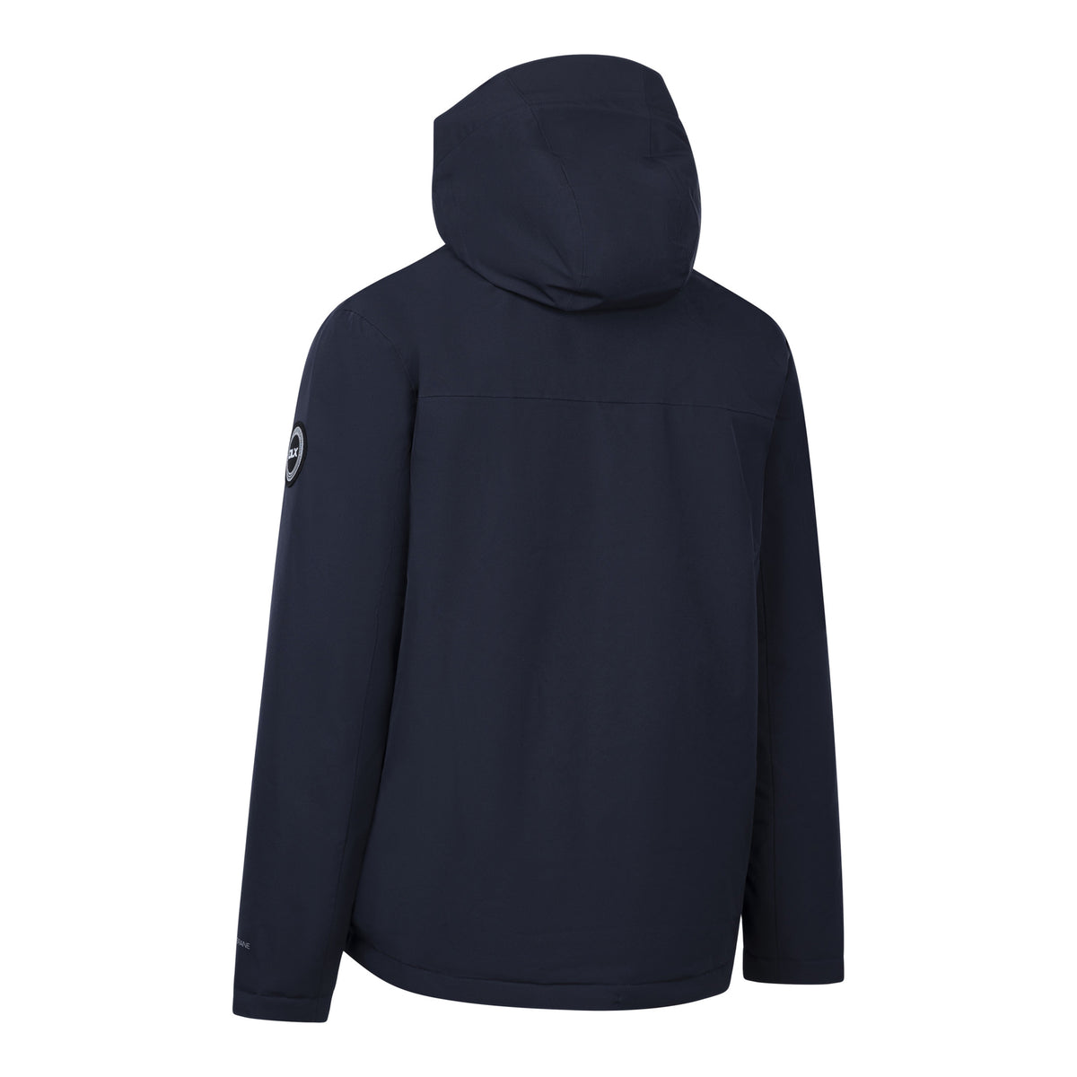 Dark Flint - Back - Trespass Mens Oswarm Waterproof Jacket