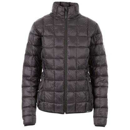 Black - Front - Trespass Womens-Ladies Melina DLX Padded Jacket