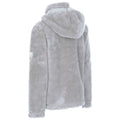 Pale Grey - Back - Trespass Girls Violetta Fluffy Fleece Jacket