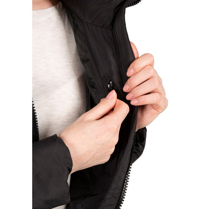 Black - Lifestyle - Trespass Womens-Ladies Faith Padded Jacket
