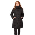 Black - Close up - Trespass Womens-Ladies Faith Padded Jacket