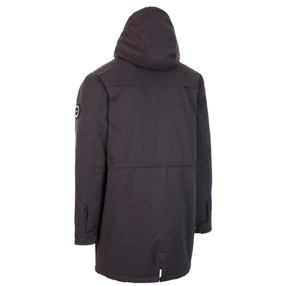 Dark Grey - Back - Trespass Mens Caleb DLX Waterproof Jacket