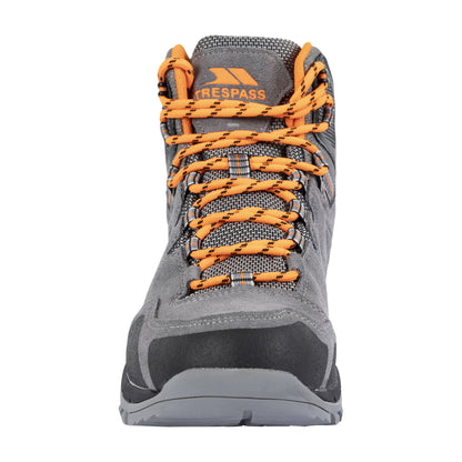 Grey - Lifestyle - Trespass Mens Caelan Suede Walking Boots