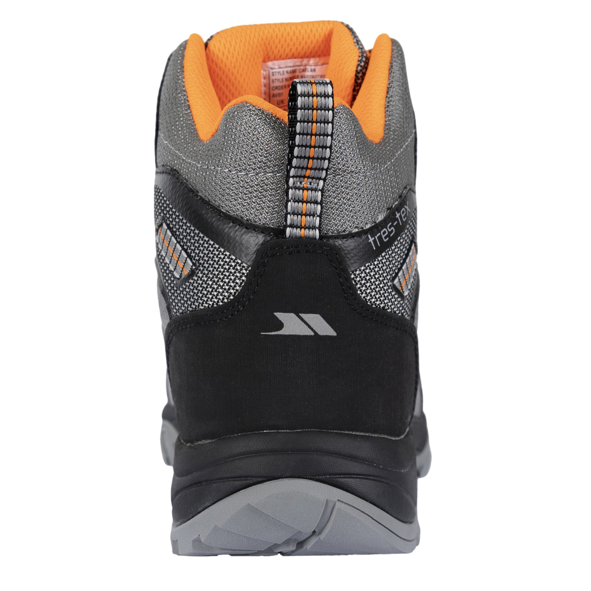 Grey - Pack Shot - Trespass Mens Caelan Suede Walking Boots