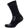 Black - Side - Trespass Mens Rizzle Eco Socks