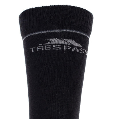 Black - Lifestyle - Trespass Mens Rizzle Eco Socks