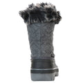 Grey - Side - Trespass Childrens-Kids Aine Snow Boots
