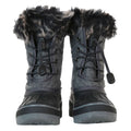 Grey - Close up - Trespass Childrens-Kids Aine Snow Boots