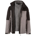 Grey Marl - Front - Trespass Mens Austerywick 3 In 1 Waterproof Jacket