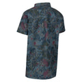 Navy Print - Back - Trespass Boys Bizarr Casual Shirt