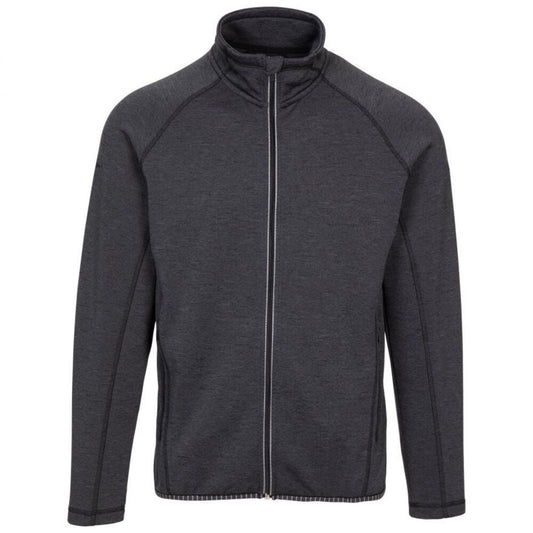 Dark Grey Marl - Front - Trespass Mens Tembering Layered Long-Sleeved Active Top