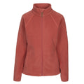 Rhubarb Red - Front - Trespass Womens-Ladies Trouper Leather Trim Fleece Jacket