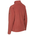 Rhubarb Red - Back - Trespass Womens-Ladies Trouper Leather Trim Fleece Jacket