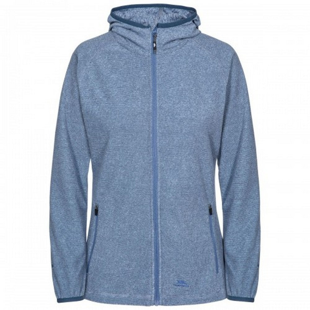 Navy - Front - Trespass Womens-Ladies Jennings Fleece