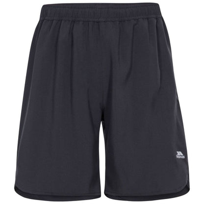 Black - Front - Trespass Mens Richmond Active Shorts