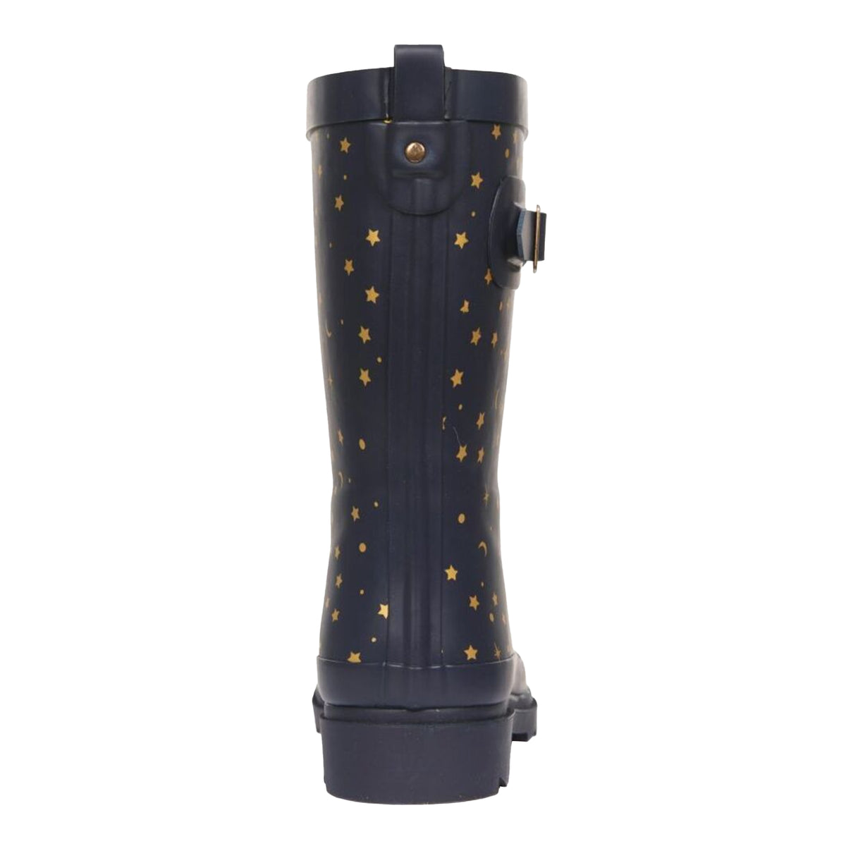 Midnight - Side - Trespass Womens-Ladies Celeste Printed Wellington Boots