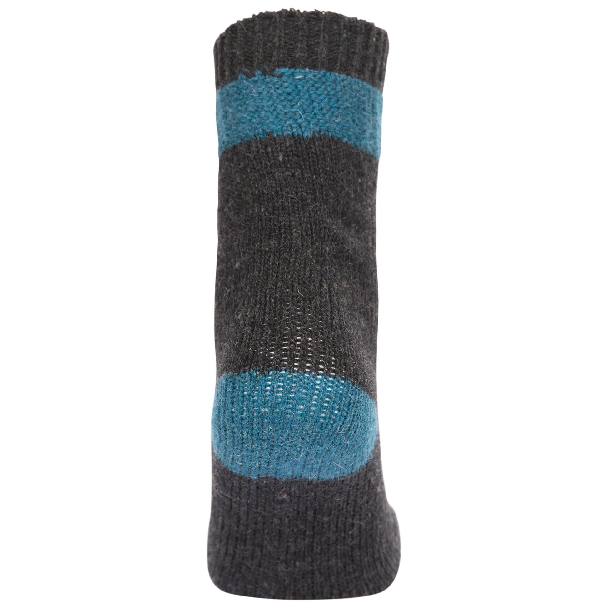 Black-Aqua Blue-Fig - Side - Trespass Unisex Adult Agenta Boot Socks