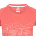 Rhubarb Red - Side - Trespass Womens-Ladies Dunebug T-Shirt