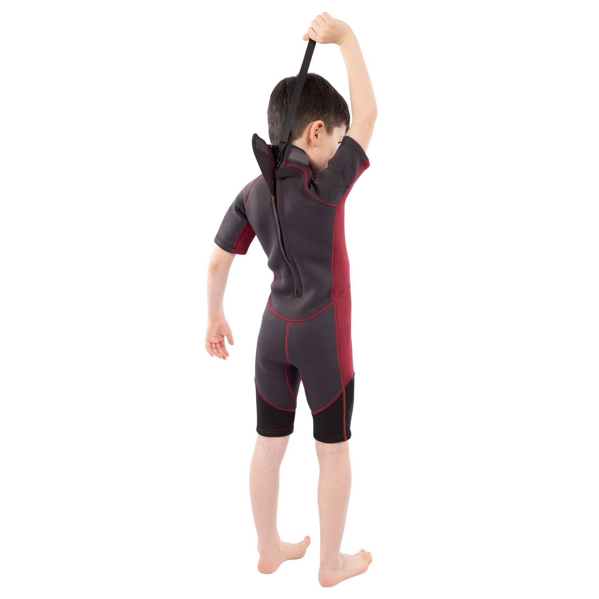 Black - Lifestyle - Trespass Childrens-Kids Milo 3mm Wetsuit