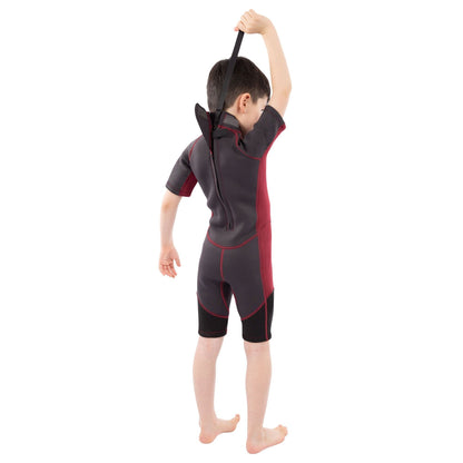 Black - Lifestyle - Trespass Childrens-Kids Milo 3mm Wetsuit