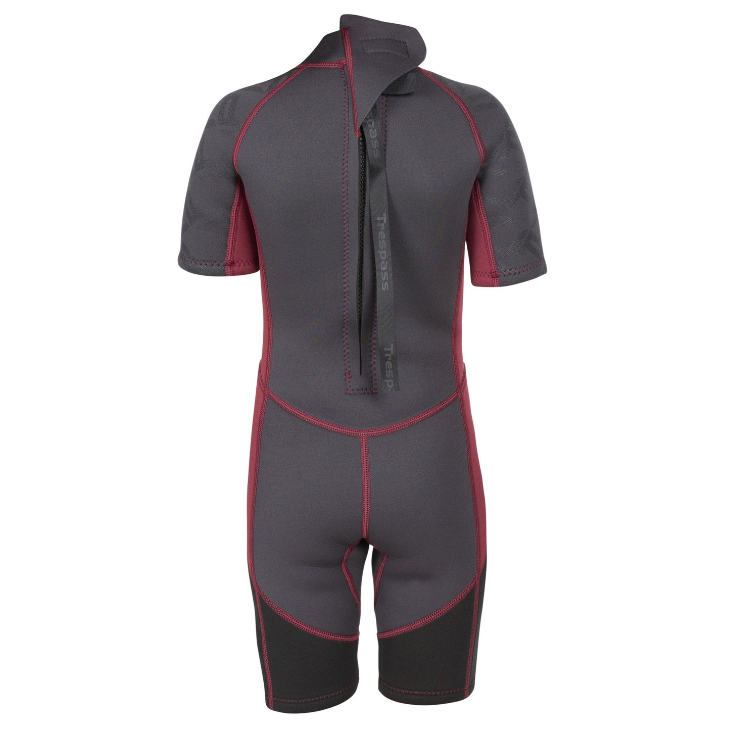 Black - Pack Shot - Trespass Childrens-Kids Milo 3mm Wetsuit