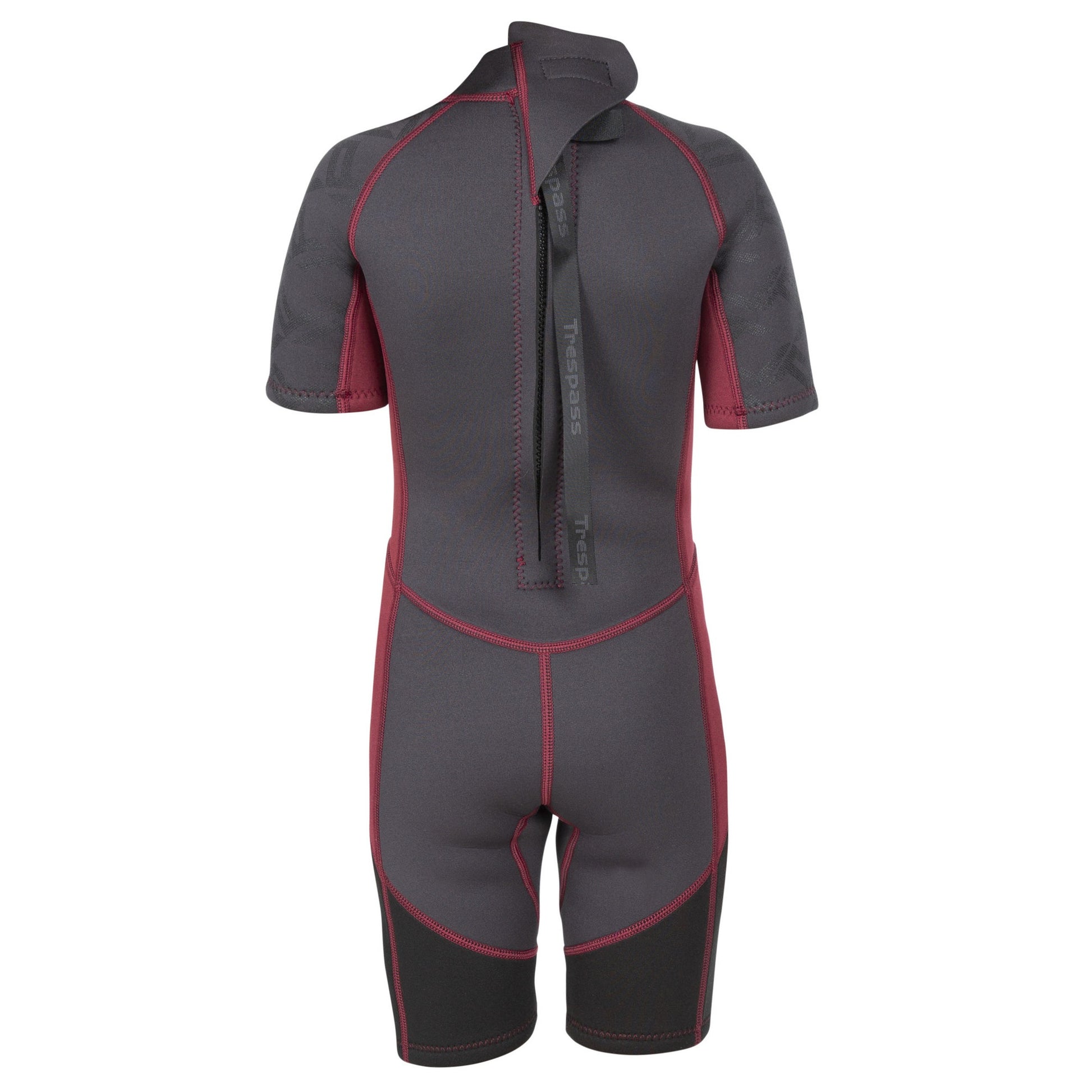 Black - Pack Shot - Trespass Childrens-Kids Milo 3mm Wetsuit