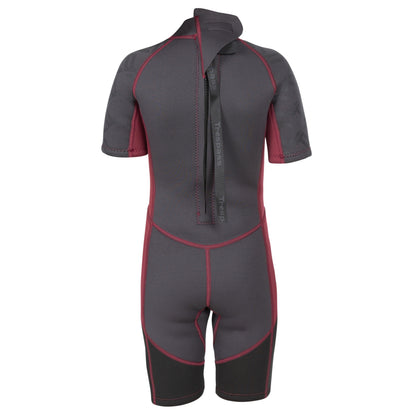 Black - Pack Shot - Trespass Childrens-Kids Milo 3mm Wetsuit
