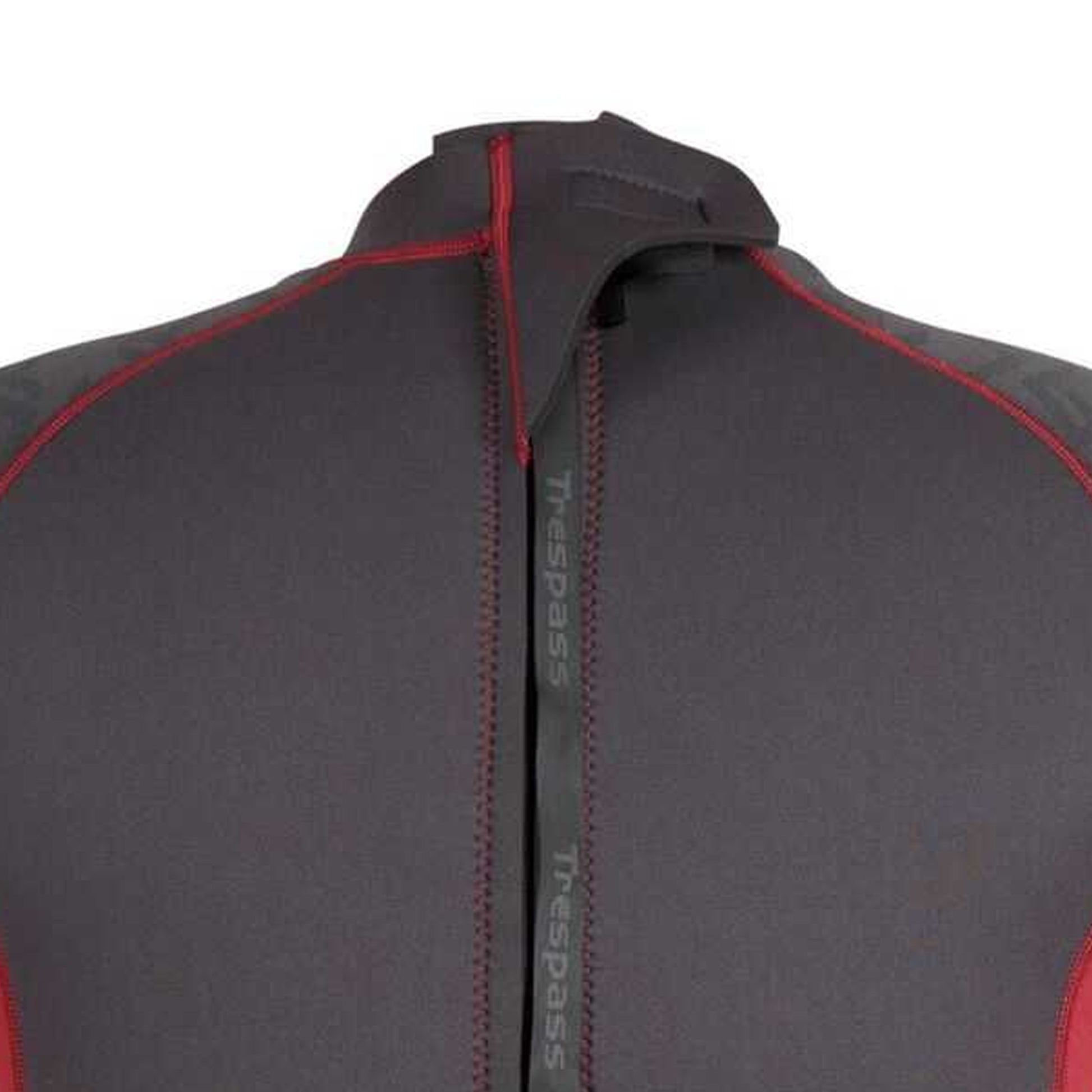 Black-Red - Pack Shot - Trespass Mens Argon Wetsuit