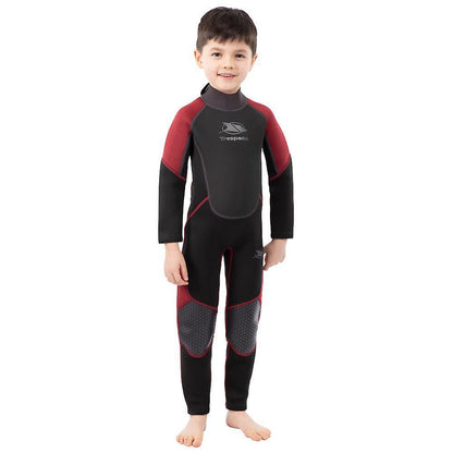 Merlot Marl - Back - Trespass Childrens-Kids Amigo 3mm Wetsuit