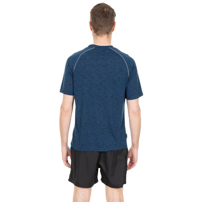 Midnight - Side - Trespass Mens Bragg T-Shirt