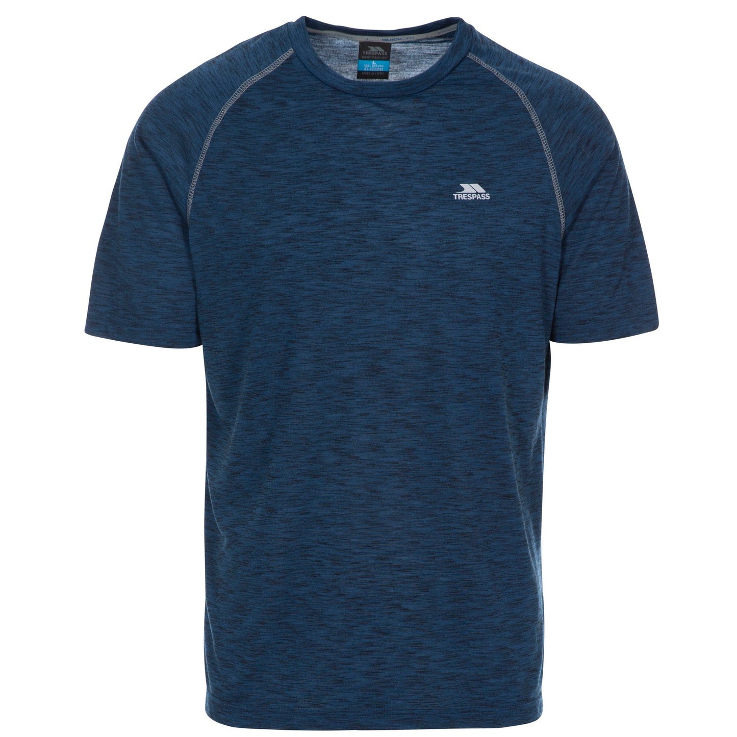 Midnight - Front - Trespass Mens Bragg T-Shirt