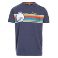 Navy Marl - Front - Trespass Mens Lakehouse T-Shirt