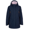 Navy - Front - Trespass Womens-Ladies Brampton Waterproof Jacket
