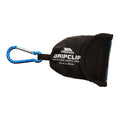 Blue - Front - Trespass Dripclip Microfibre Towel Keyring With Carabiner Clip