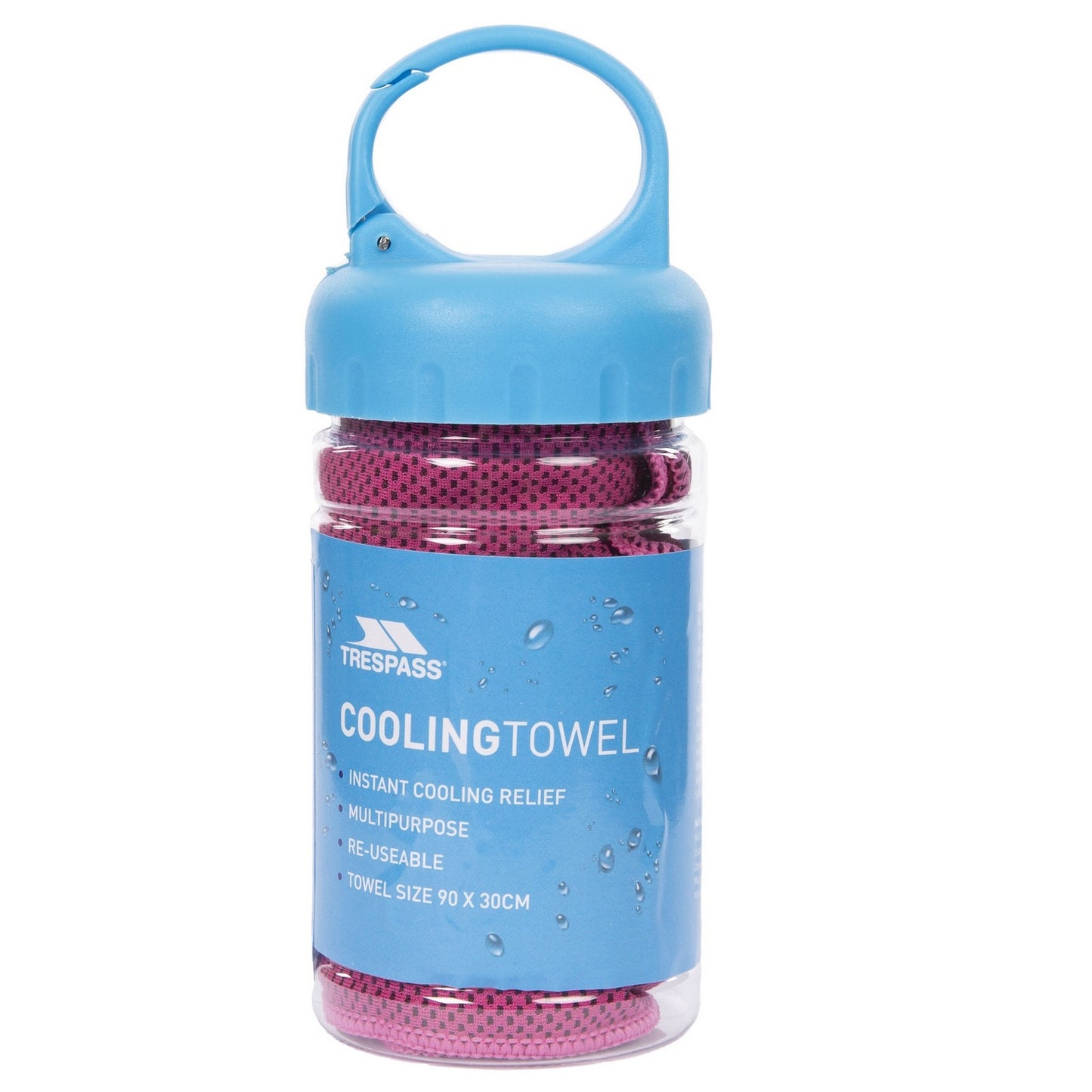 Multicoloured - Front - Trespass Coolini Towel