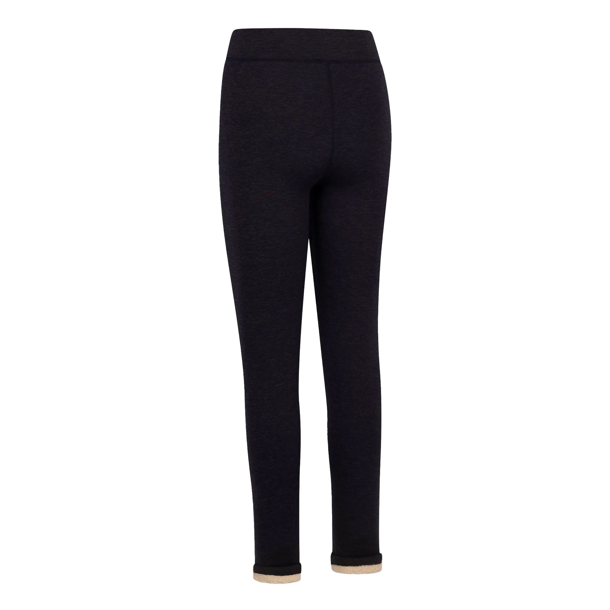 Navy Marl - Back - Trespass Womens-Ladies Fuzzy Sherpa Leggings