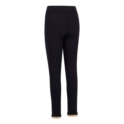 Navy Marl - Back - Trespass Womens-Ladies Fuzzy Sherpa Leggings