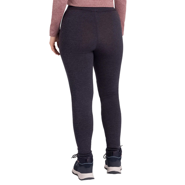 Navy Marl - Lifestyle - Trespass Womens-Ladies Fuzzy Sherpa Leggings