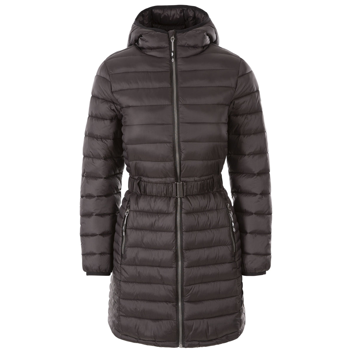 Black - Front - Trespass Womens-Ladies Santuzza Jacket