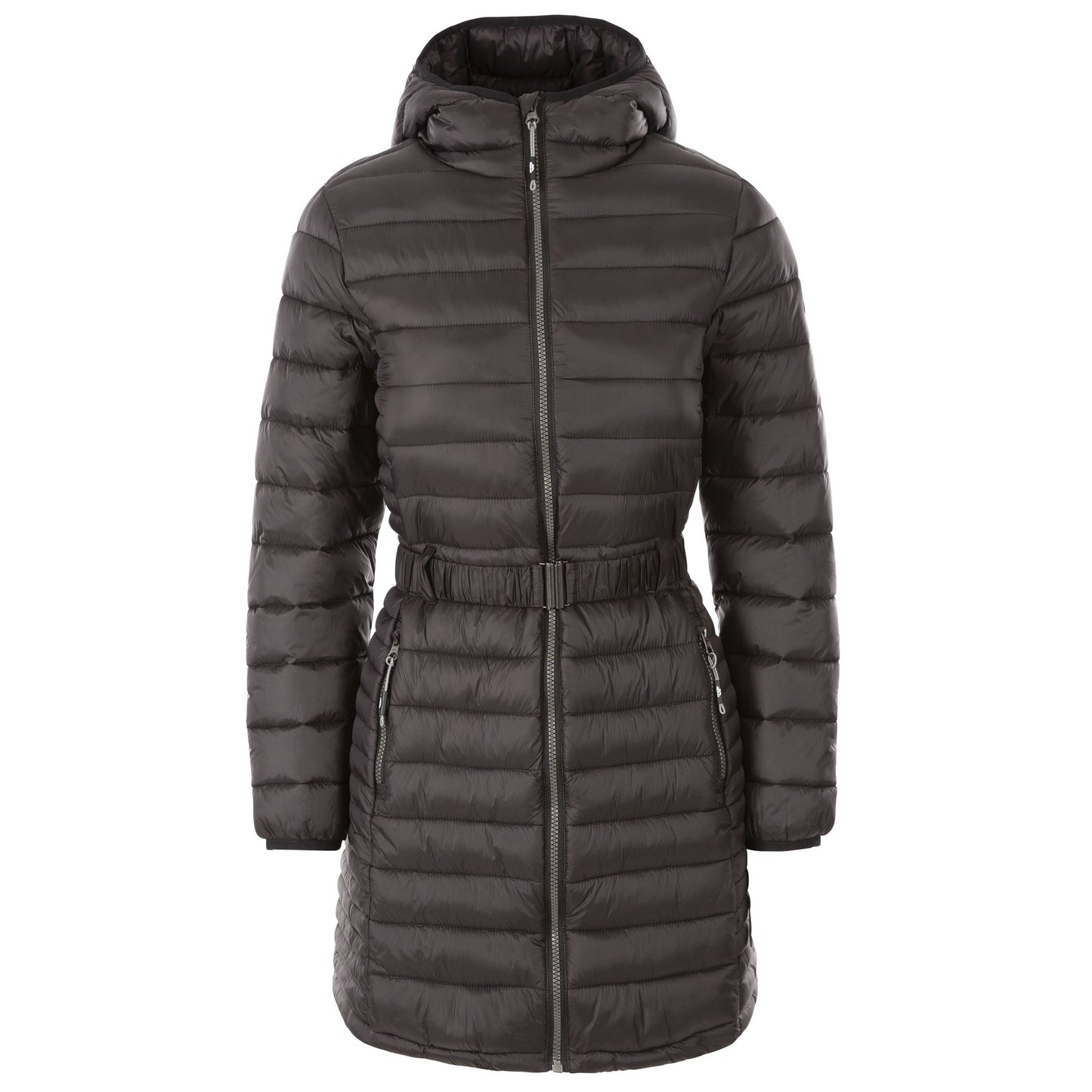 Black - Front - Trespass Womens-Ladies Santuzza Jacket