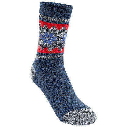 Navy Marl - Front - Trespass Unisex Adult Karvonen Socks
