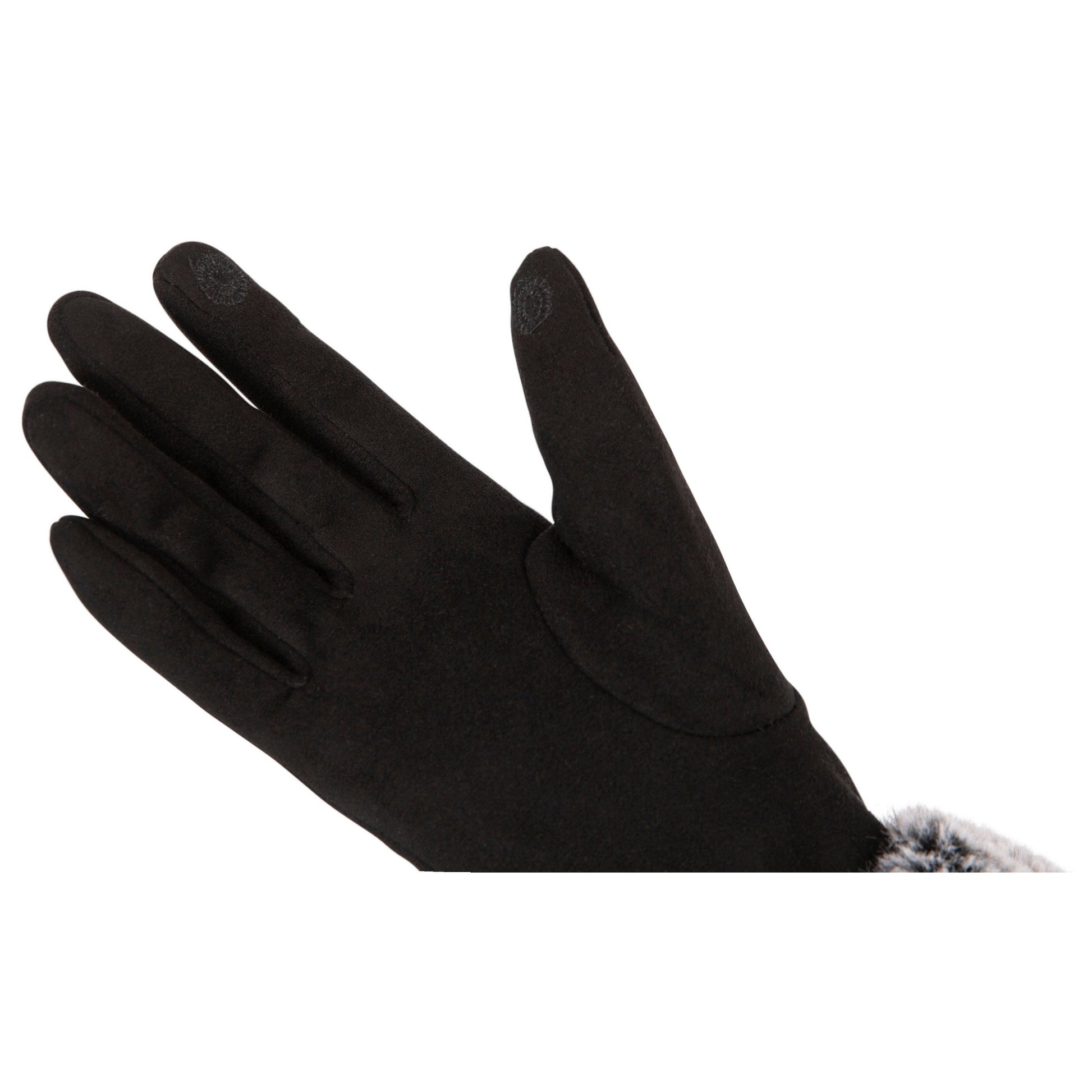 Black - Back - Trespass Womens-Ladies Betsy Winter Gloves
