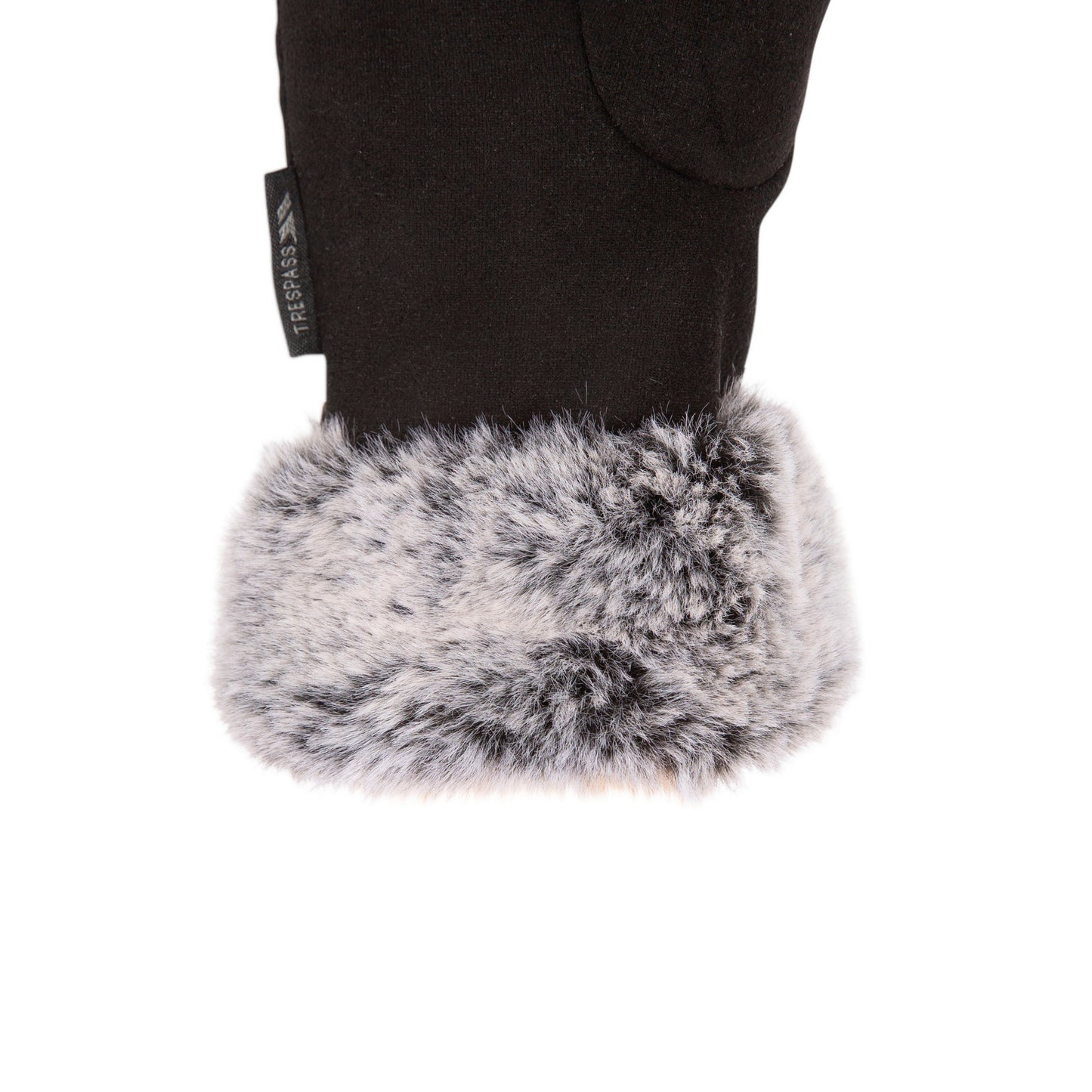Black - Side - Trespass Womens-Ladies Betsy Winter Gloves