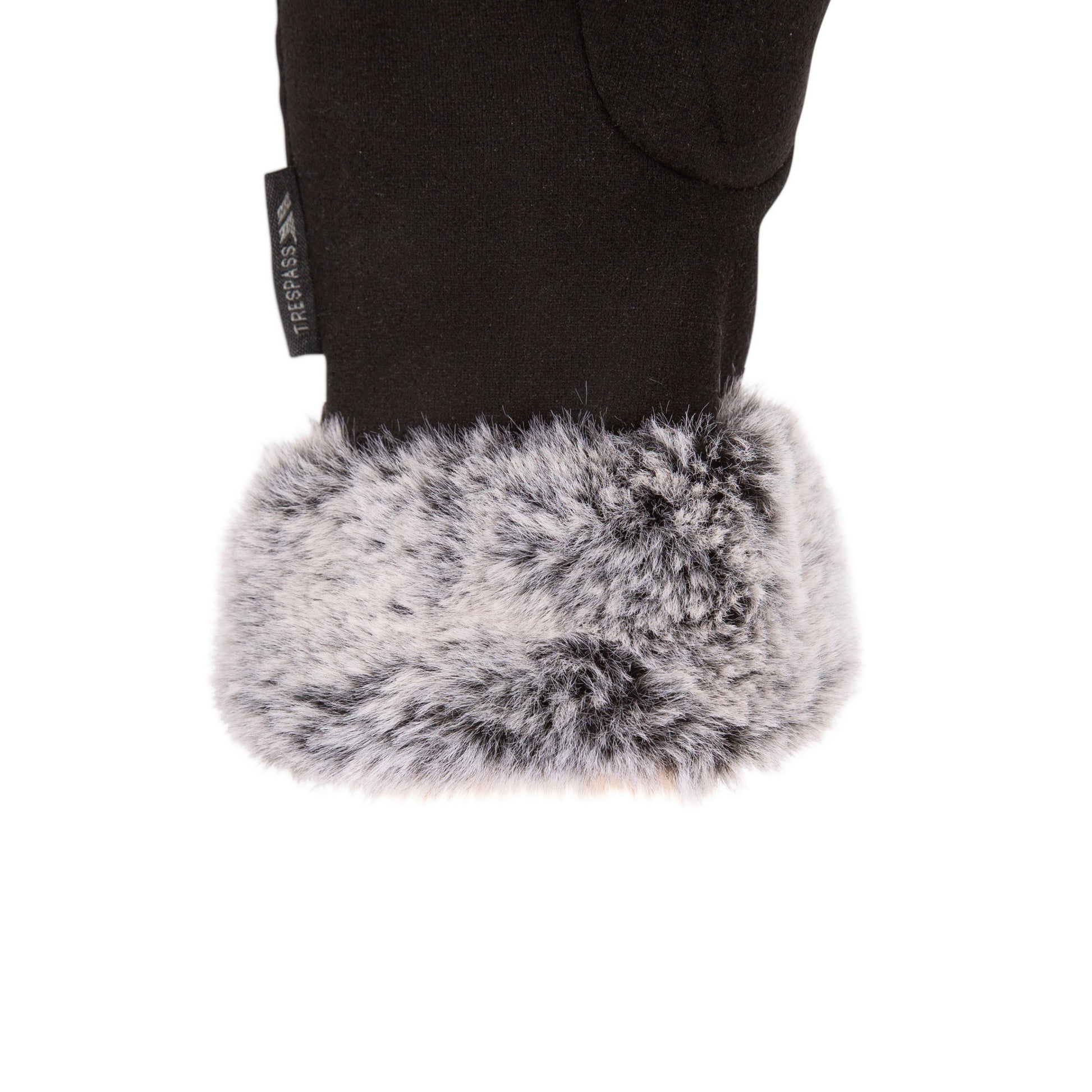 Black - Side - Trespass Womens-Ladies Betsy Winter Gloves