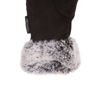 Black - Side - Trespass Womens-Ladies Betsy Winter Gloves