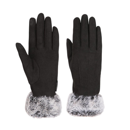 Black - Lifestyle - Trespass Womens-Ladies Betsy Winter Gloves