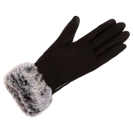 Black - Front - Trespass Womens-Ladies Betsy Winter Gloves